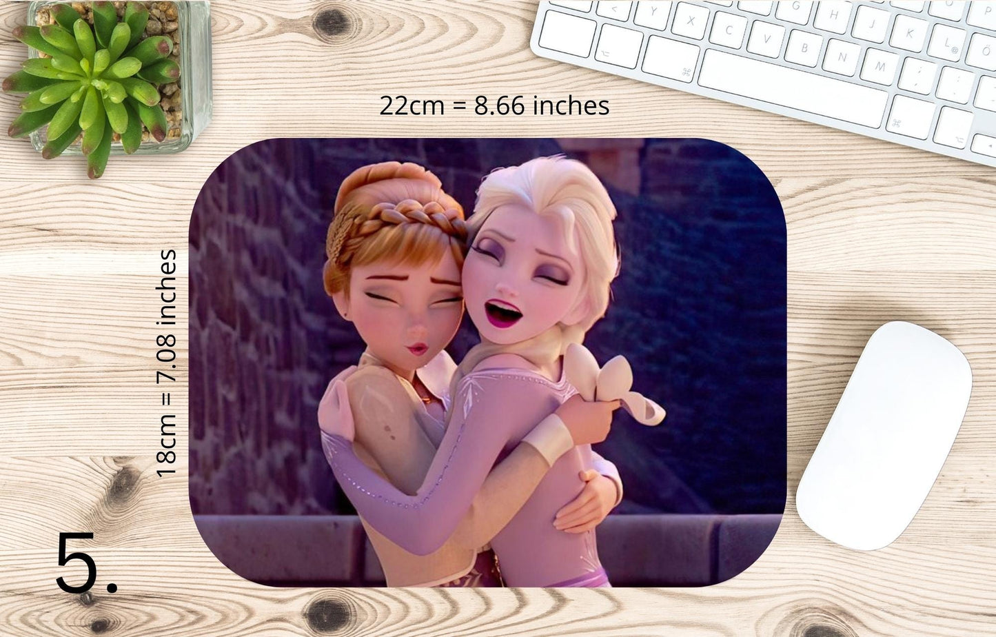 Frozen Mousepad - Elsa, Anna, and Olaf