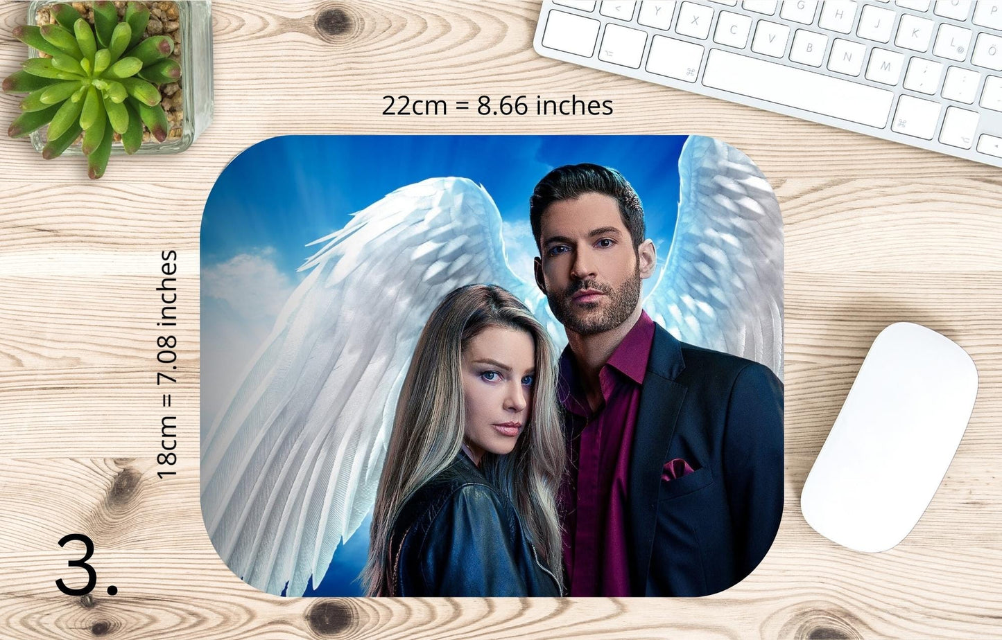Podkładka pod mysz Lucifer / Lucifer – serial fantasy Netflix