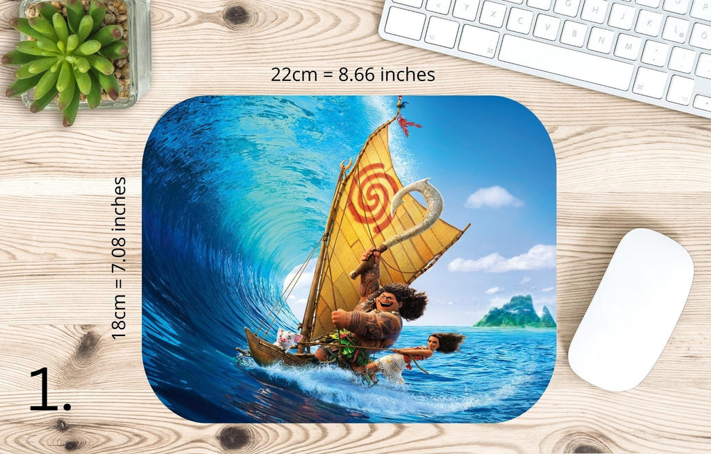 Moana, Vaiana, Maui, Disney Pack  | MAUSEPAD, Gaming Mouse Pad