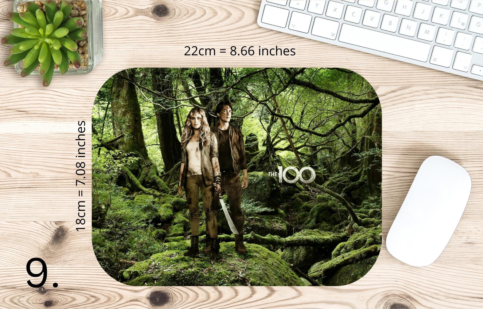 The 100, Clarke Griffin, Lexa, Bellamy Blake, Lexakomtrikru, Octavia Blake, Bellarke, Heda, Wanheda | MAUSEPAD, Gaming Mouse Pad