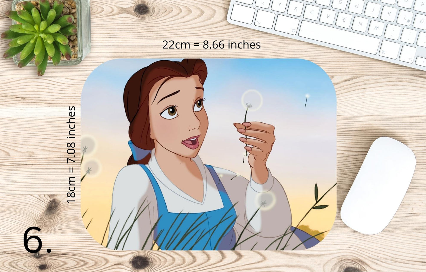 Podkładka pod mysz Piękna i Bestia / Beauty and the Beast – klasyka Disney