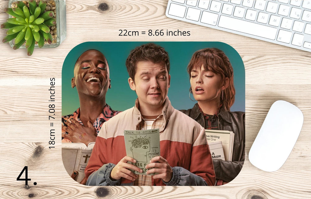 Sex Education, Otis Milburn, Jean Milburn, Maeve Wiley, Eric Effiong, Aimee Gibbs, netflixseries | MAUSEPAD, Gaming Mouse Pad