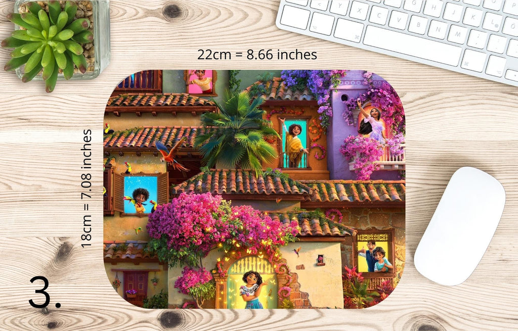 Encanto, Disney Pack, Mirabel , Bruno, Félix , Luisa , Julieta | MAUSEPAD, Gaming Mouse Pad