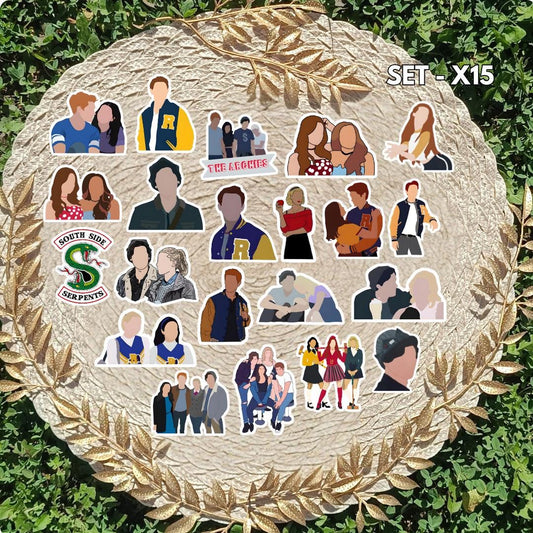 Zestaw naklejek Riverdale / Riverdale – Betty, Archie, Veronica, Jughead