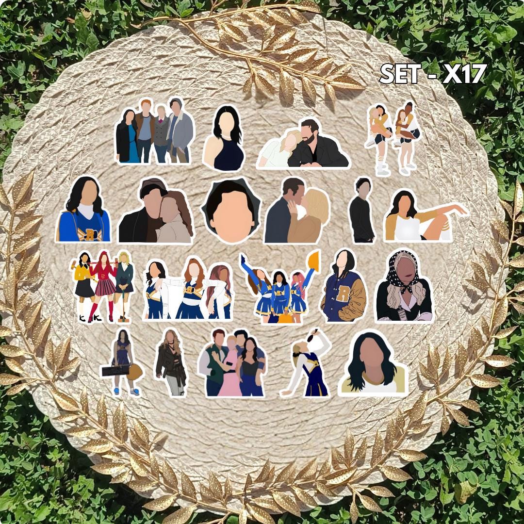 Riverdale-Inspired Sticker Pack | Betty, Archie, Veronica & Jughead Vinyl Stickers