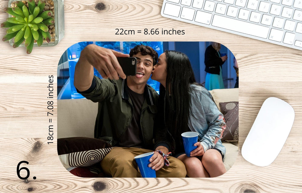 To All the Boys I've Loved Before, Lara Jean Covey, Peter Kavinsky, Margot Covey, Kitty Covey, Josh Sanderson | MAUSEPAD, Gaming Mouse Pad