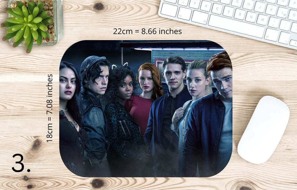 Riverdale, Betty Cooper, Archie Andrews, Veronica Lodge, Jughead Jones, Cheryl Blossom, Kevin Keller, Toni Topaz| MAUSEPAD, Gaming Mouse Pad