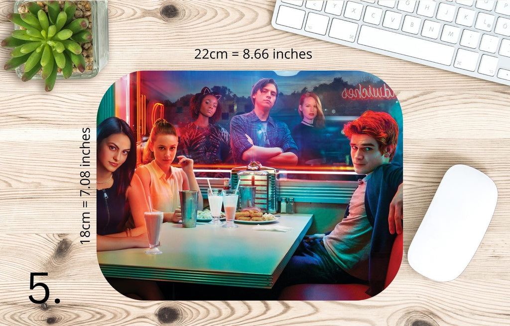 Riverdale, Betty Cooper, Archie Andrews, Veronica Lodge, Jughead Jones, Cheryl Blossom, Kevin Keller, Toni Topaz| MAUSEPAD, Gaming Mouse Pad