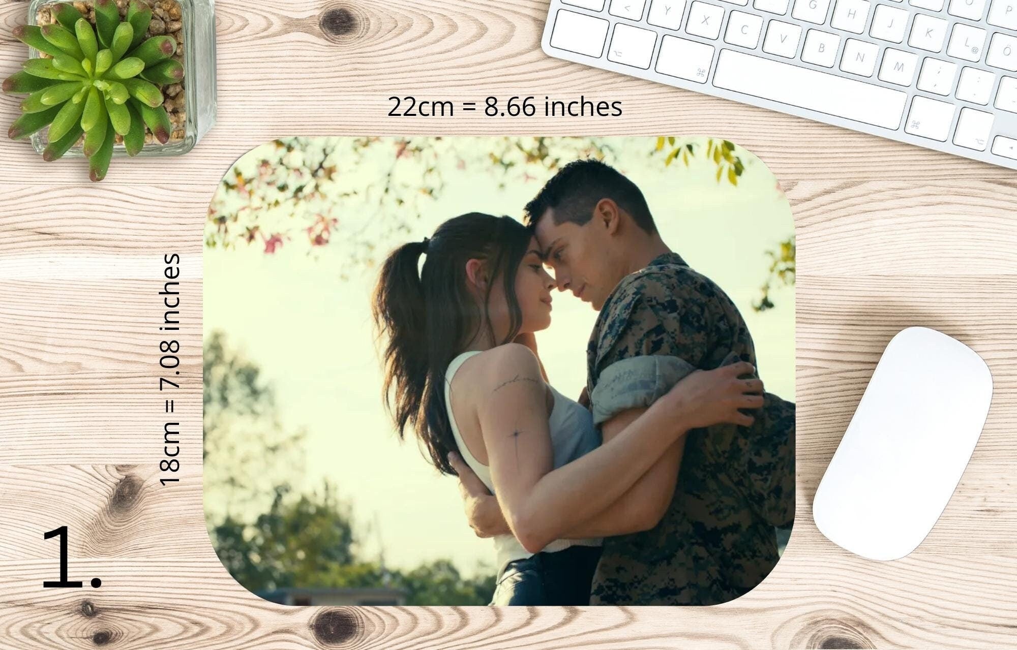 Purple Hearts Movie, Netflix, Cassie and Luke | MAUSEPAD, Gaming Mouse Pad