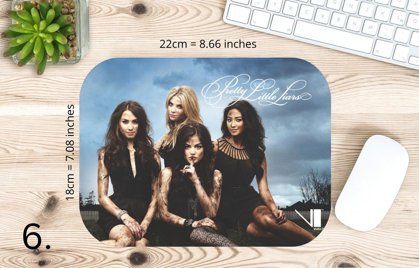 Podkładka pod mysz Pretty Little Liars / Pretty Little Liars – Aria, Hanna, Spencer
