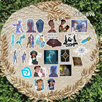 Sticker-Set – Atlantyda: Zaginiony ląd / Atlantis: The Lost Empire
