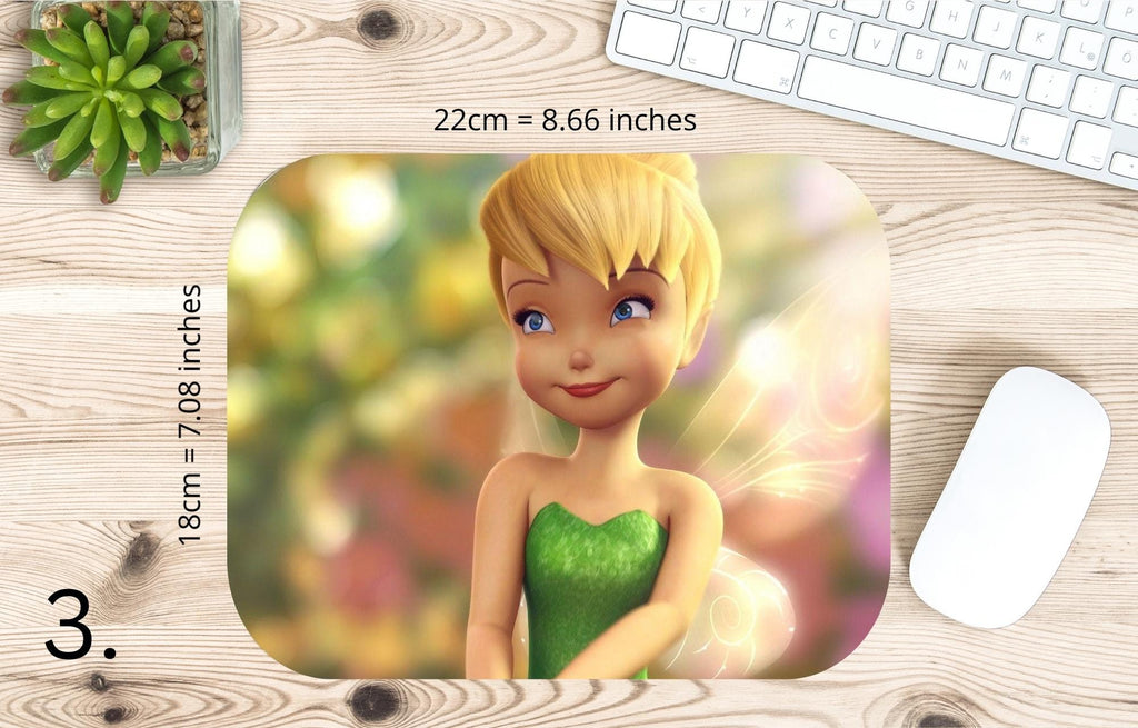 Tinker Bell, Silvermist, Periwinkle, Vidia, Queen Clarion, Lord Milori, Rosetta, Fawn, Bobble, Disney | MAUSEPAD, Gaming Mouse