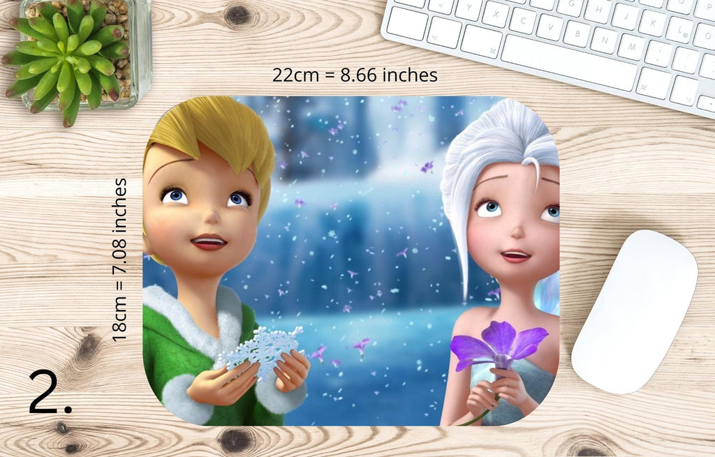 Tinker Bell, Silvermist, Periwinkle, Vidia, Queen Clarion, Lord Milori, Rosetta, Fawn, Bobble, Disney | MAUSEPAD, Gaming Mouse