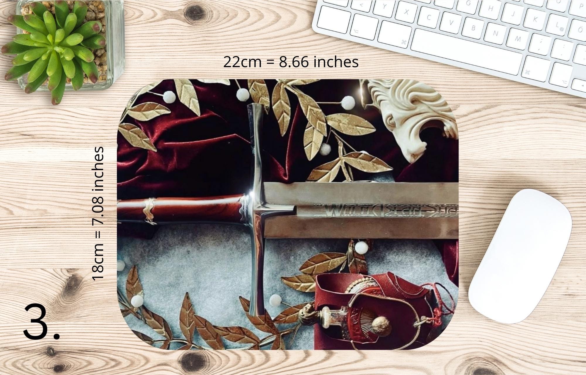 The Chronicles of Narnia: The Lion, the Witch and the Wardrobe, Aslan, Peter, Pevensie, Susan, Edmund, Lucy, Prince Caspian | MAUSEPAD