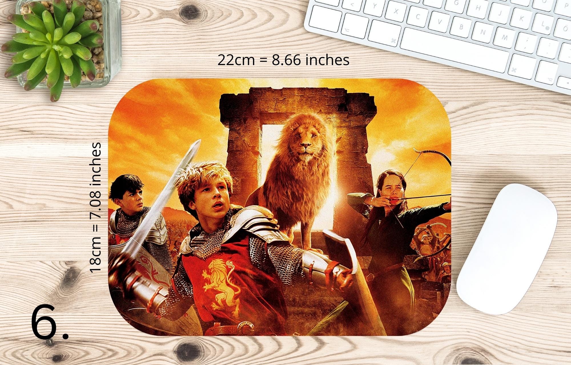 The Chronicles of Narnia: The Lion, the Witch and the Wardrobe, Aslan, Peter, Pevensie, Susan, Edmund, Lucy, Prince Caspian | MAUSEPAD
