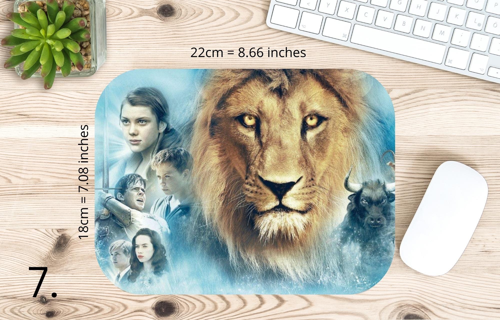 The Chronicles of Narnia: The Lion, the Witch and the Wardrobe, Aslan, Peter, Pevensie, Susan, Edmund, Lucy, Prince Caspian | MAUSEPAD