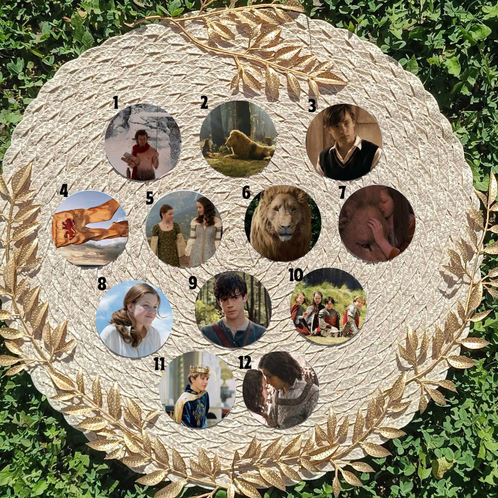 The Chronicles of Narnia: The Lion, the Witch and the Wardrobe, Aslan, Peter, Pevensie, Susan, Edmund, Caspian | PINS, KEYCHAIN, MAGNET