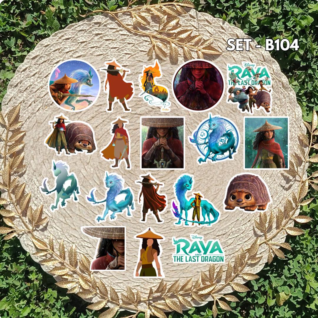 Raya and the Last Dragon Inspired Sticker Pack | Raya, Sisu & Friends Fan Art Vinyl Stickers