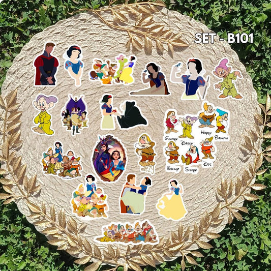 Zestaw naklejek Królewna Śnieżka i Siedmiu Krasnoludków / Snow White and the Seven Dwarfs – Zła Królowa