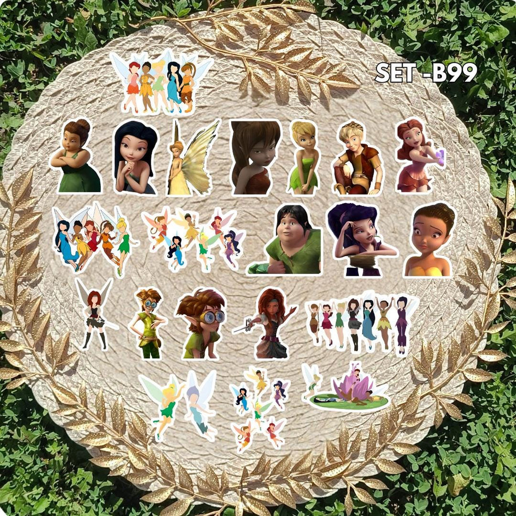 Tinker Bell Inspired Sticker Pack | Fairies & Friends Fan Art Vinyl Stickers