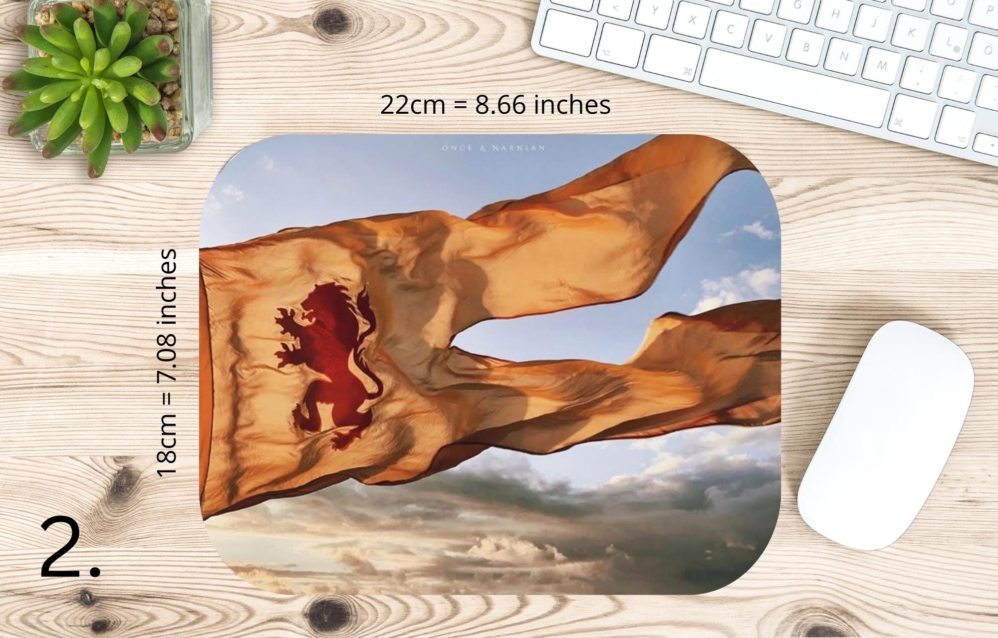 The Chronicles of Narnia: The Lion, the Witch and the Wardrobe, Aslan, Peter, Pevensie, Susan, Edmund, Lucy, Prince Caspian | MAUSEPAD