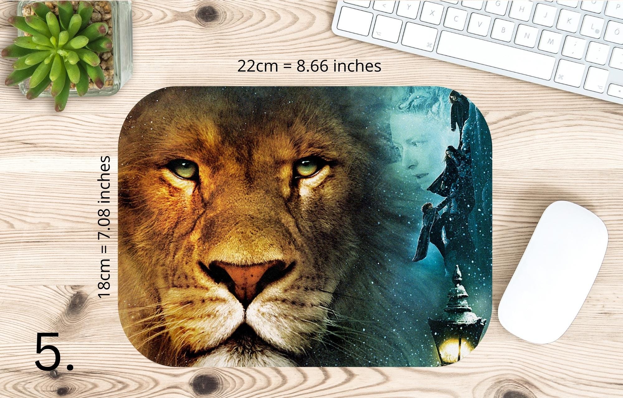 The Chronicles of Narnia: The Lion, the Witch and the Wardrobe, Aslan, Peter, Pevensie, Susan, Edmund, Lucy, Prince Caspian | MAUSEPAD