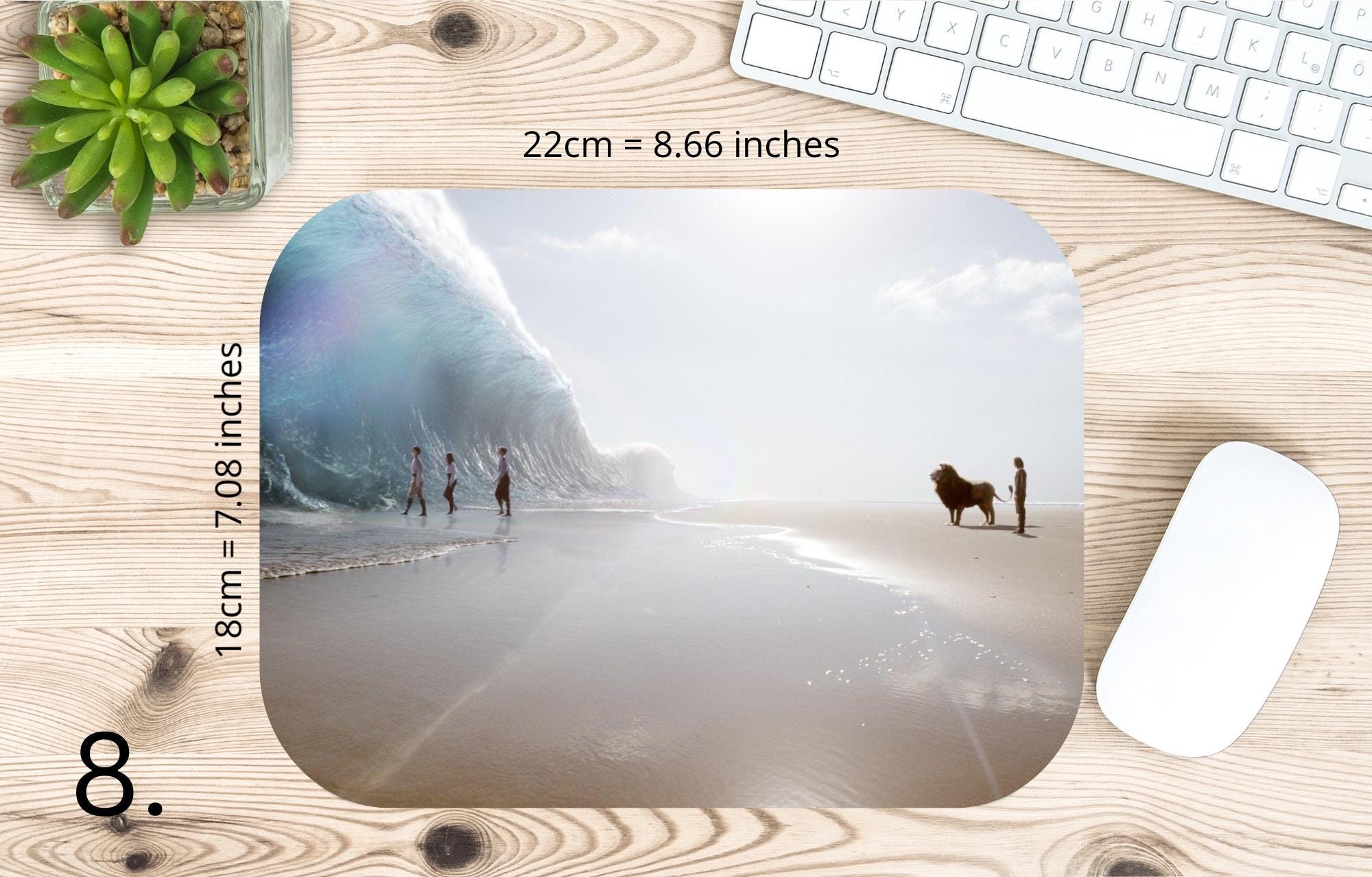 The Chronicles of Narnia: The Lion, the Witch and the Wardrobe, Aslan, Peter, Pevensie, Susan, Edmund, Lucy, Prince Caspian | MAUSEPAD