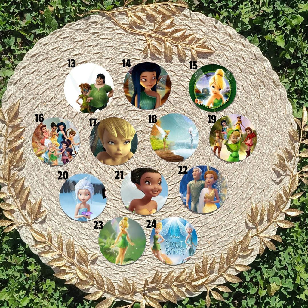 Tinker Bell, Silvermist, Periwinkle, Vidia, Queen Clarion, Lord Milori, Rosetta, Fawn, Bobble, Disney | PINS, KEYCHAIN, MAGNET
