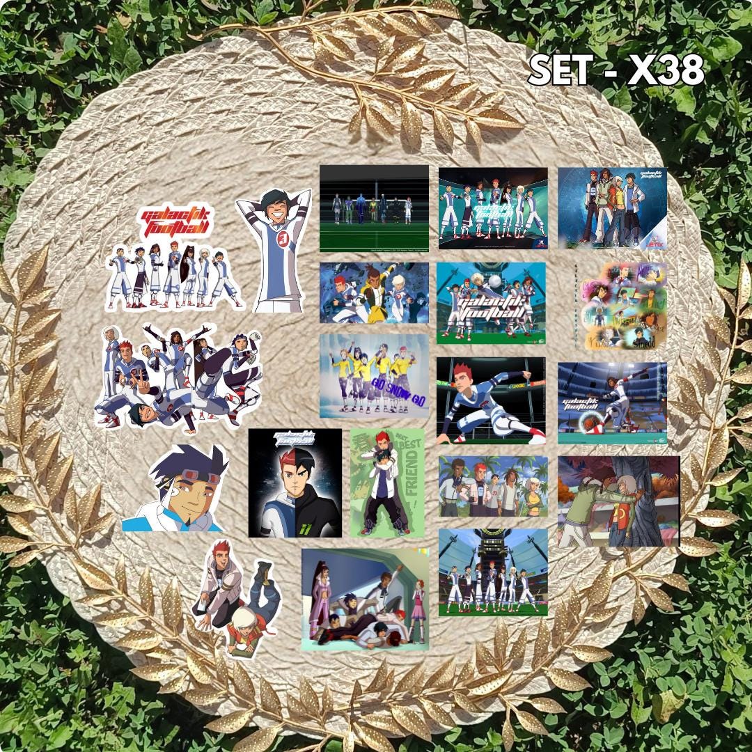 Galactik Football / Galactic Football Sticker Set – Snow Kids, D'Jok, Tia