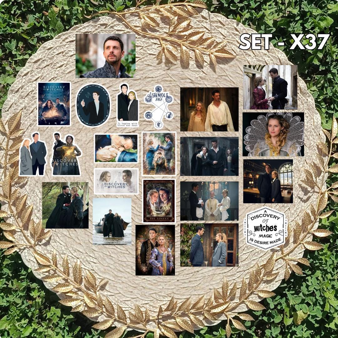 A Discovery of Witches Inspired Sticker Pack | Diana, Matthew & Marcus Fan Art Vinyl Stickers