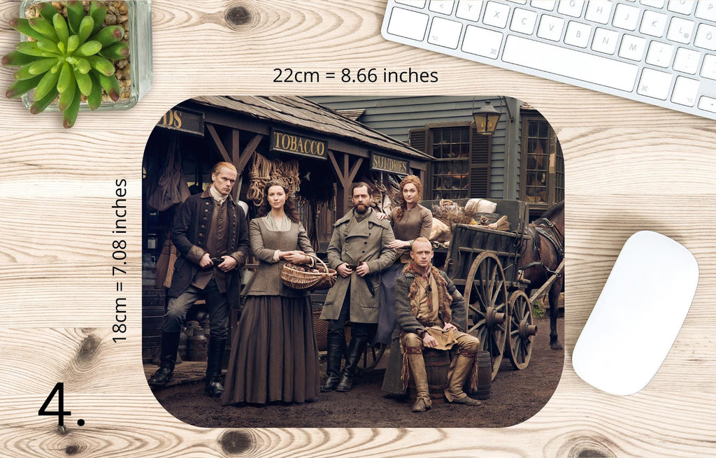 Outlander, Claire Randall, Jamie Fraser, Frank Randall, Murtagh Fitzgibbons, Brianna Randall Fraser, MacKimmie|  MAUSEPAD, Gaming Mouse Pad