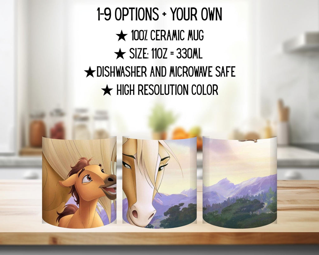 Spirit: Stallion of the Cimarron | 100% CERAMIC MUG, 11Oz = 330ml