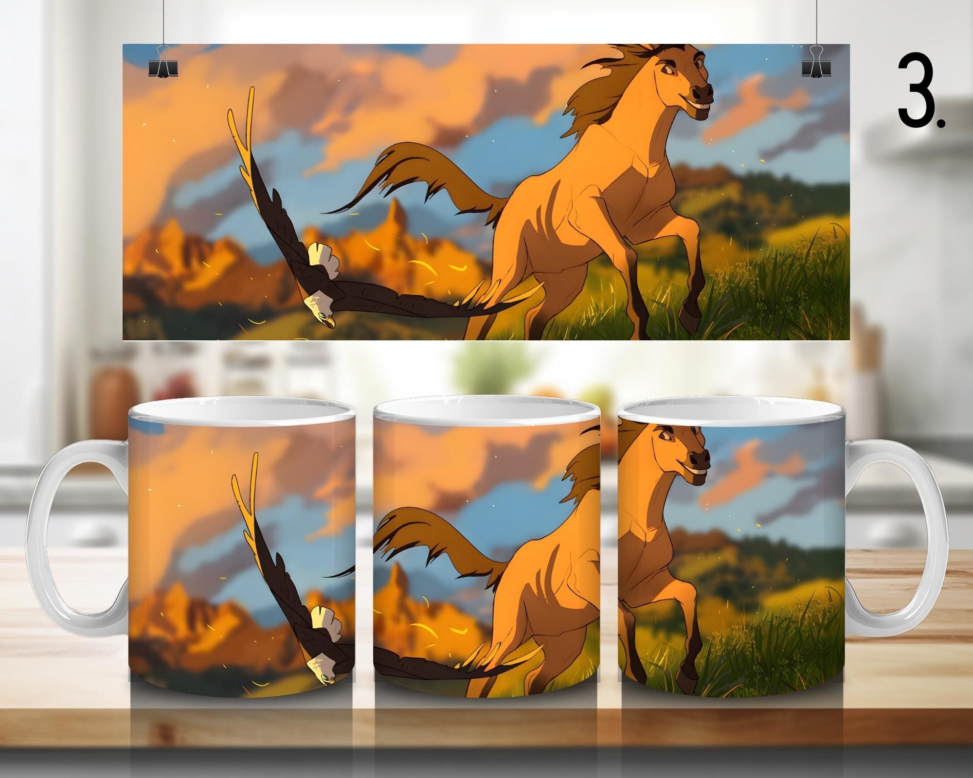 Spirit: Stallion of the Cimarron | 100% CERAMIC MUG, 11Oz = 330ml