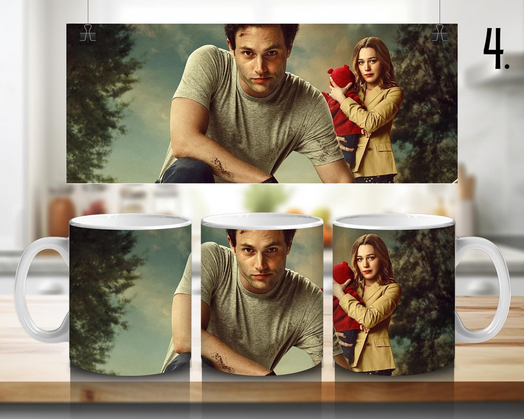 YOU, Netflix, Joe Goldberg, Guinevere Beck, Peach Salinger, Love Quinn, Marienne Bellamy, Kate Galvin | 100% CERAMIC MUG, 11Oz = 330ml