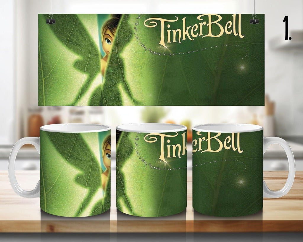 Tinker Bell, Silvermist, Periwinkle, Vidia, Queen Clarion, Lord Milori, Rosetta, Fawn, Bobble, Disney | 100% CERAMIC MUG, 11Oz = 330ml