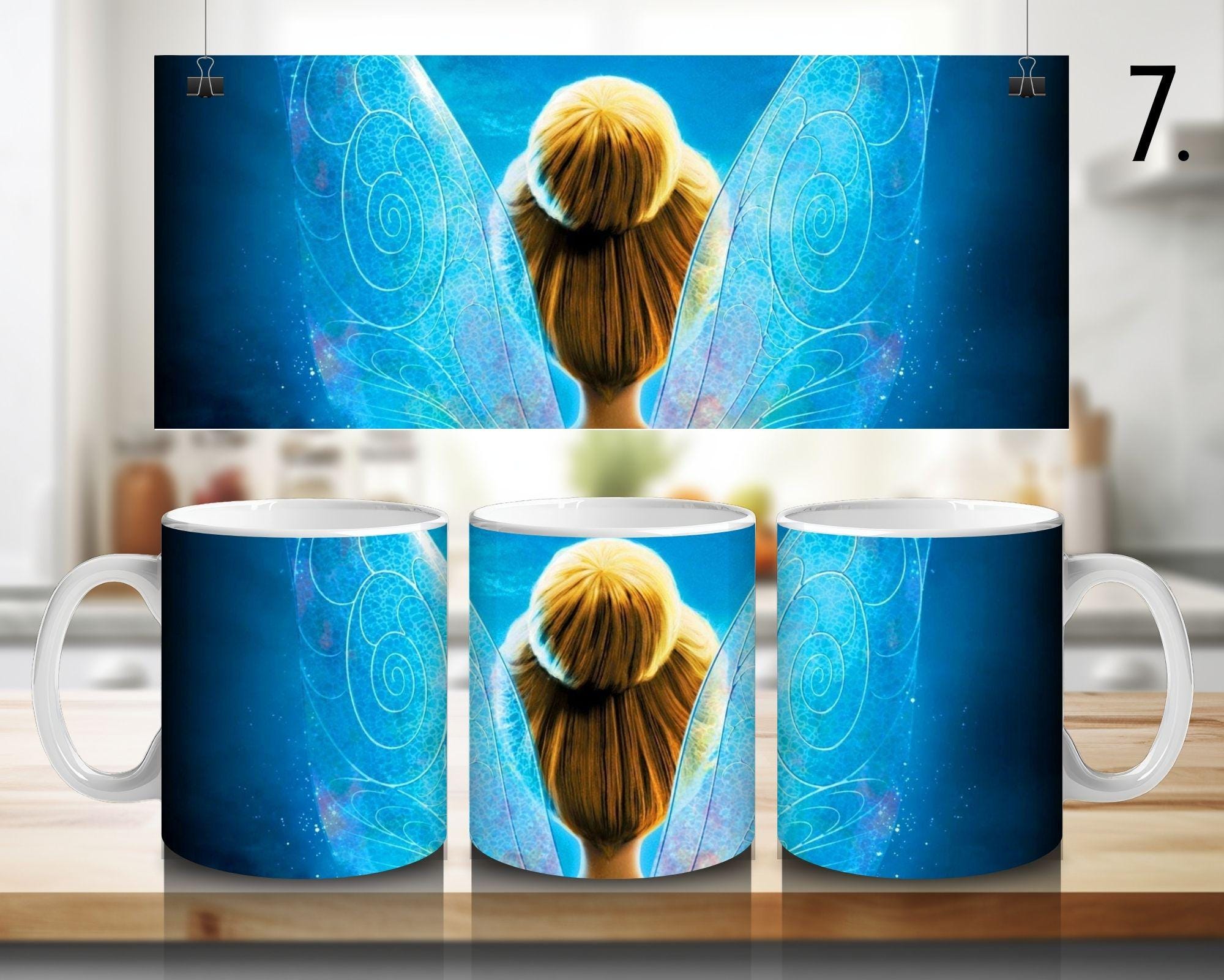 Tinker Bell, Silvermist, Periwinkle, Vidia, Queen Clarion, Lord Milori, Rosetta, Fawn, Bobble, Disney | 100% CERAMIC MUG, 11Oz = 330ml