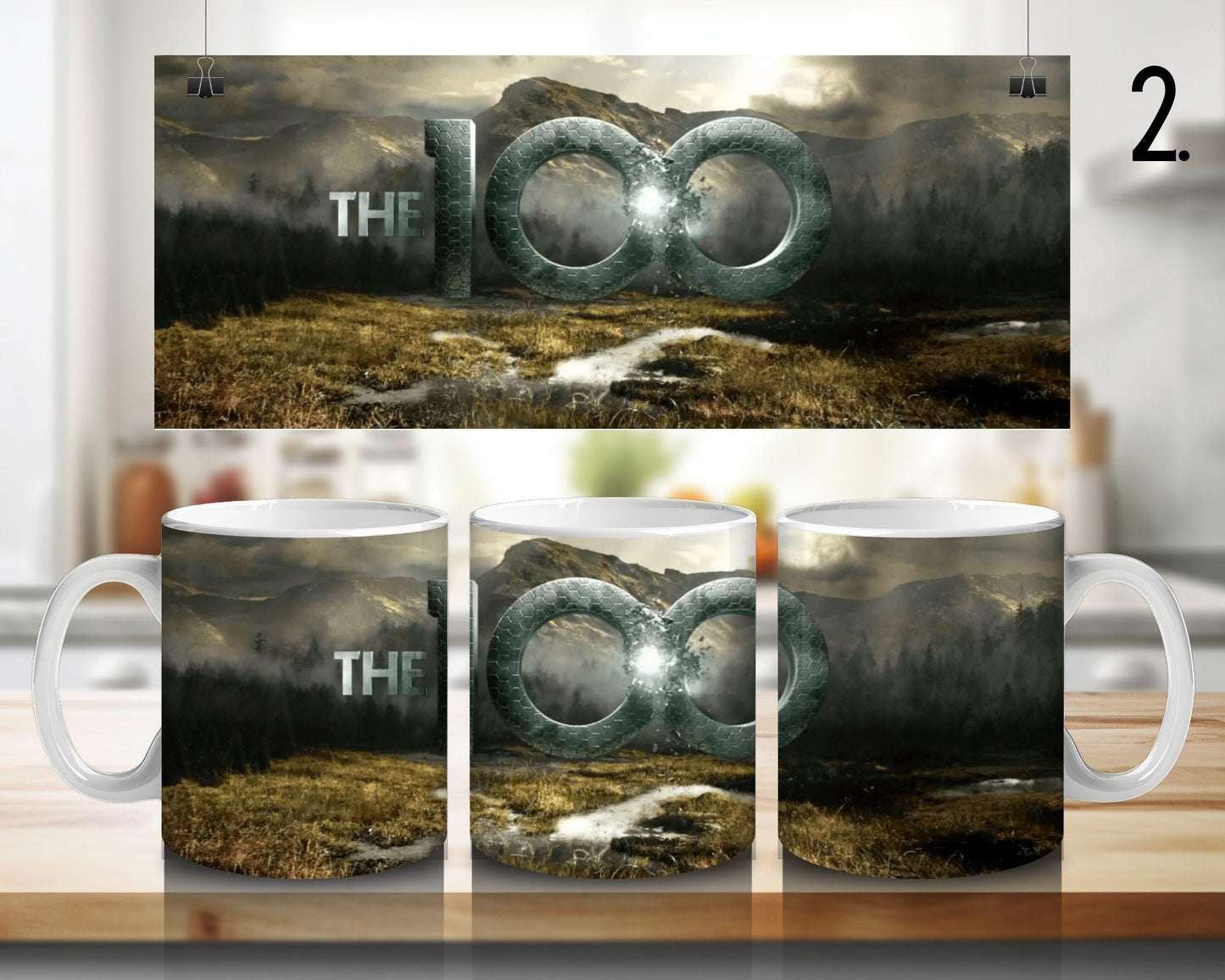 Ceramic mug The 100 / The 100 – Clarke Griffin, Bellamy Blake, Lexa
