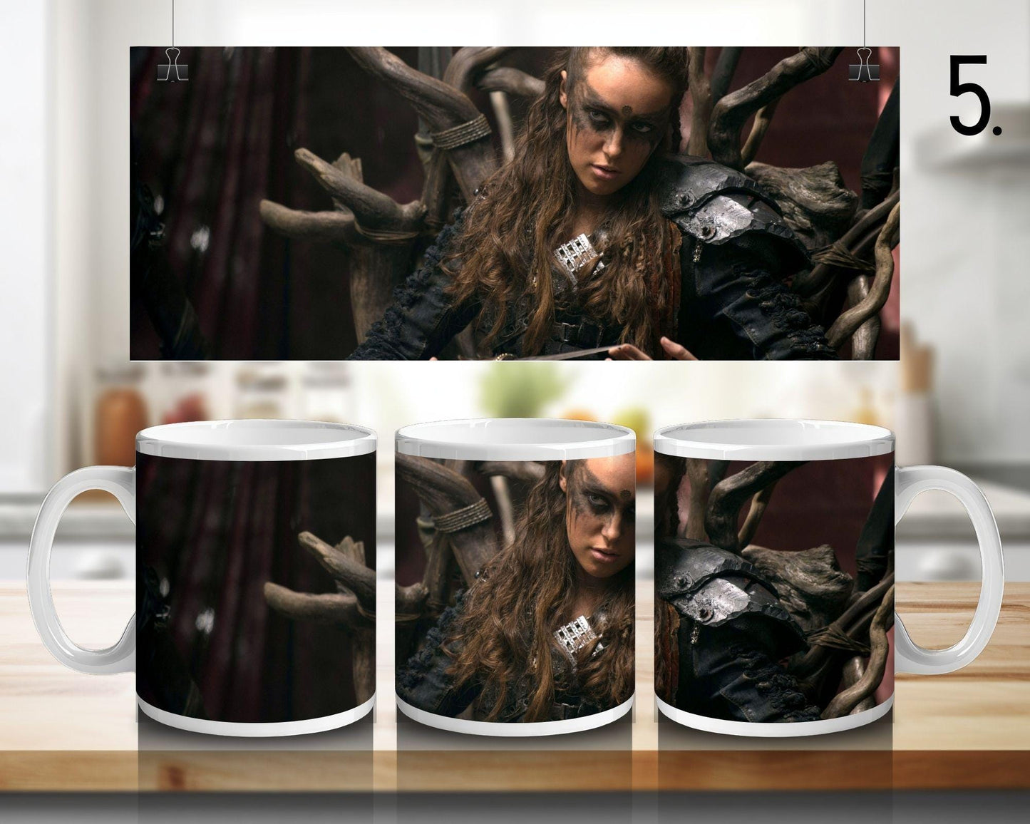 Ceramic mug The 100 / The 100 – Clarke Griffin, Bellamy Blake, Lexa