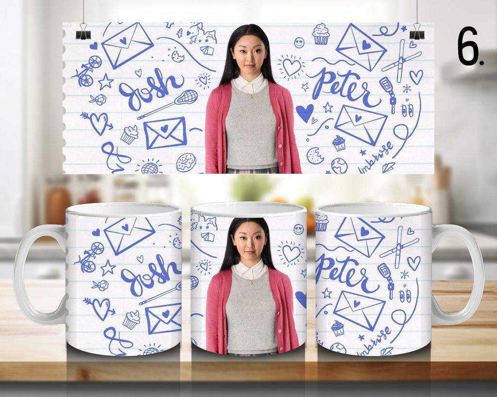 To All the Boys I've Loved Before, Lara Jean Covey, Peter Kavinsky, Margot Covey, Kitty Covey, Josh Sanderson | 100%CERAMICMUG, 11Oz = 330ml
