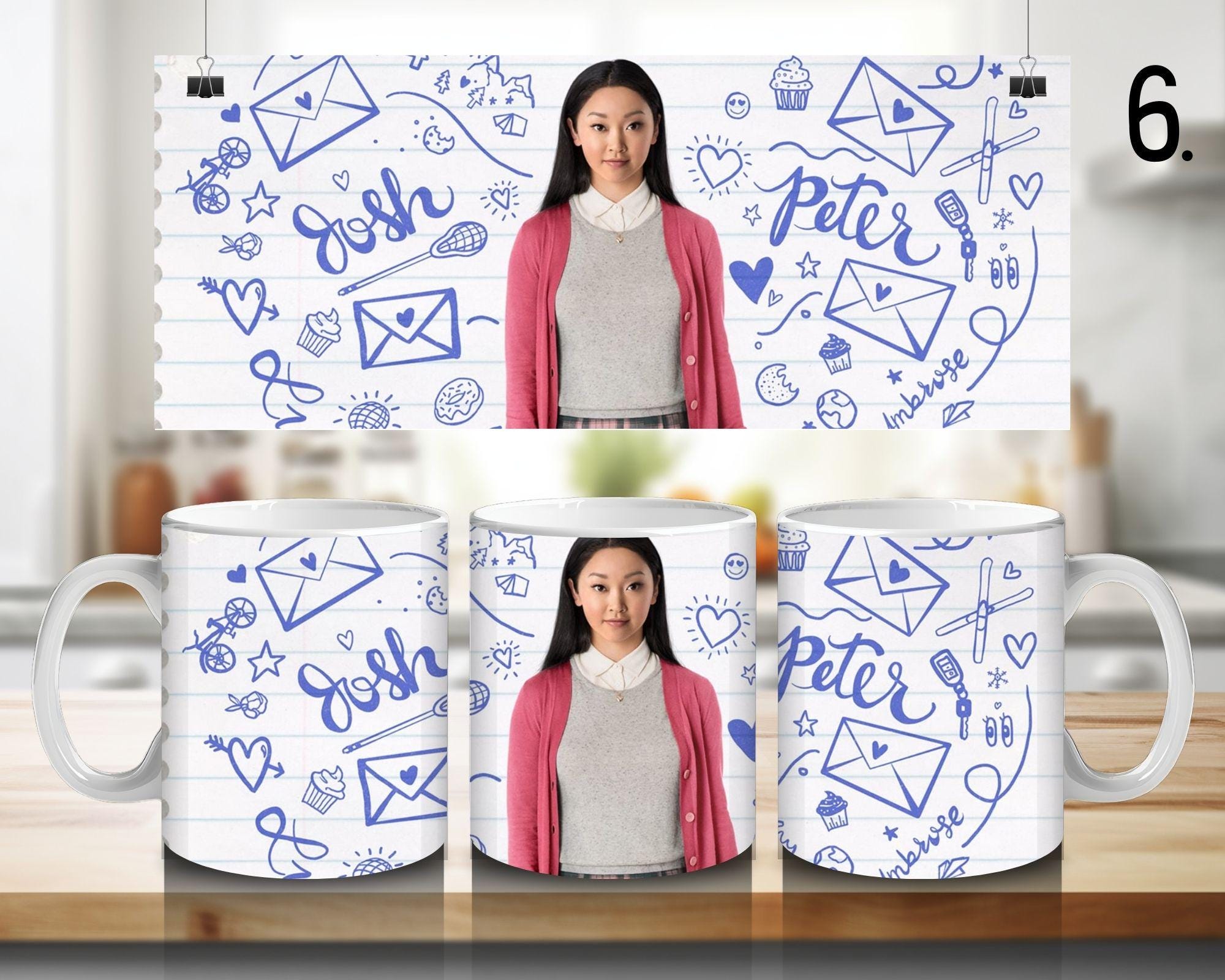 To All the Boys I've Loved Before, Lara Jean Covey, Peter Kavinsky, Margot Covey, Kitty Covey, Josh Sanderson | 100%CERAMICMUG, 11Oz = 330ml