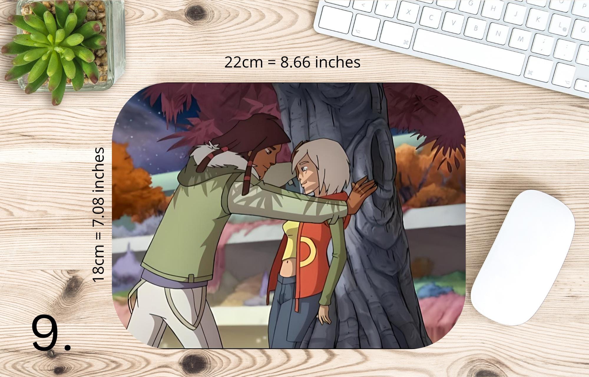 Galactik Football, D' Jok, Aarch, Ahito, Micro-Ice, Rocket, Tia, Thran, Mei, Snow Kids, Paradisian, Akillians | MAUSEPAD, Gaming Mouse Pad