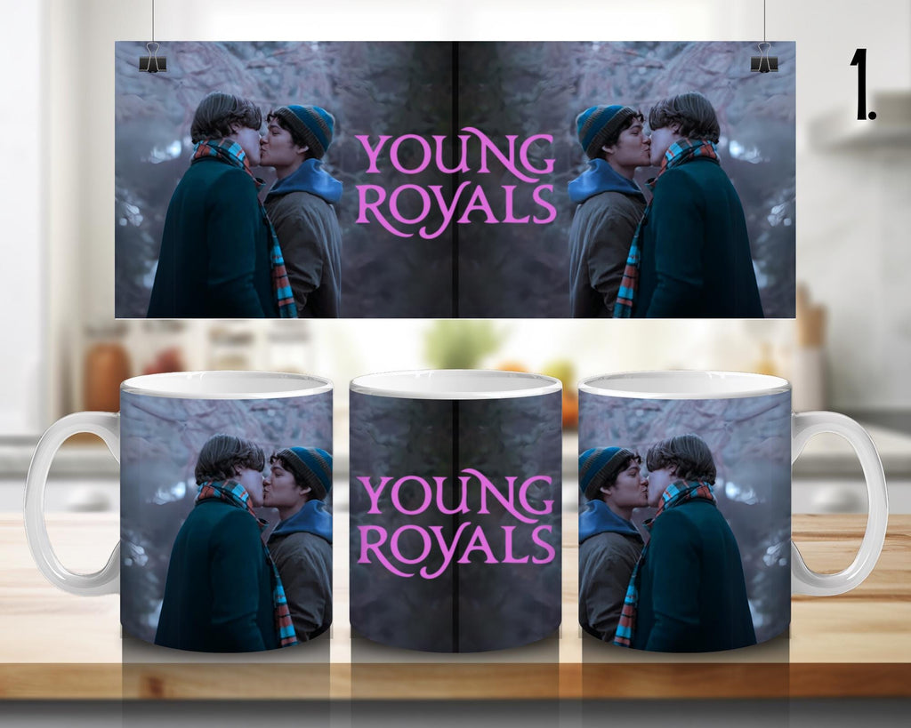 Young Royals, Wilhelm, Simon, August, Sara, Felicie, Hillerska | 100%CERAMICMUG, 11Oz = 330ml