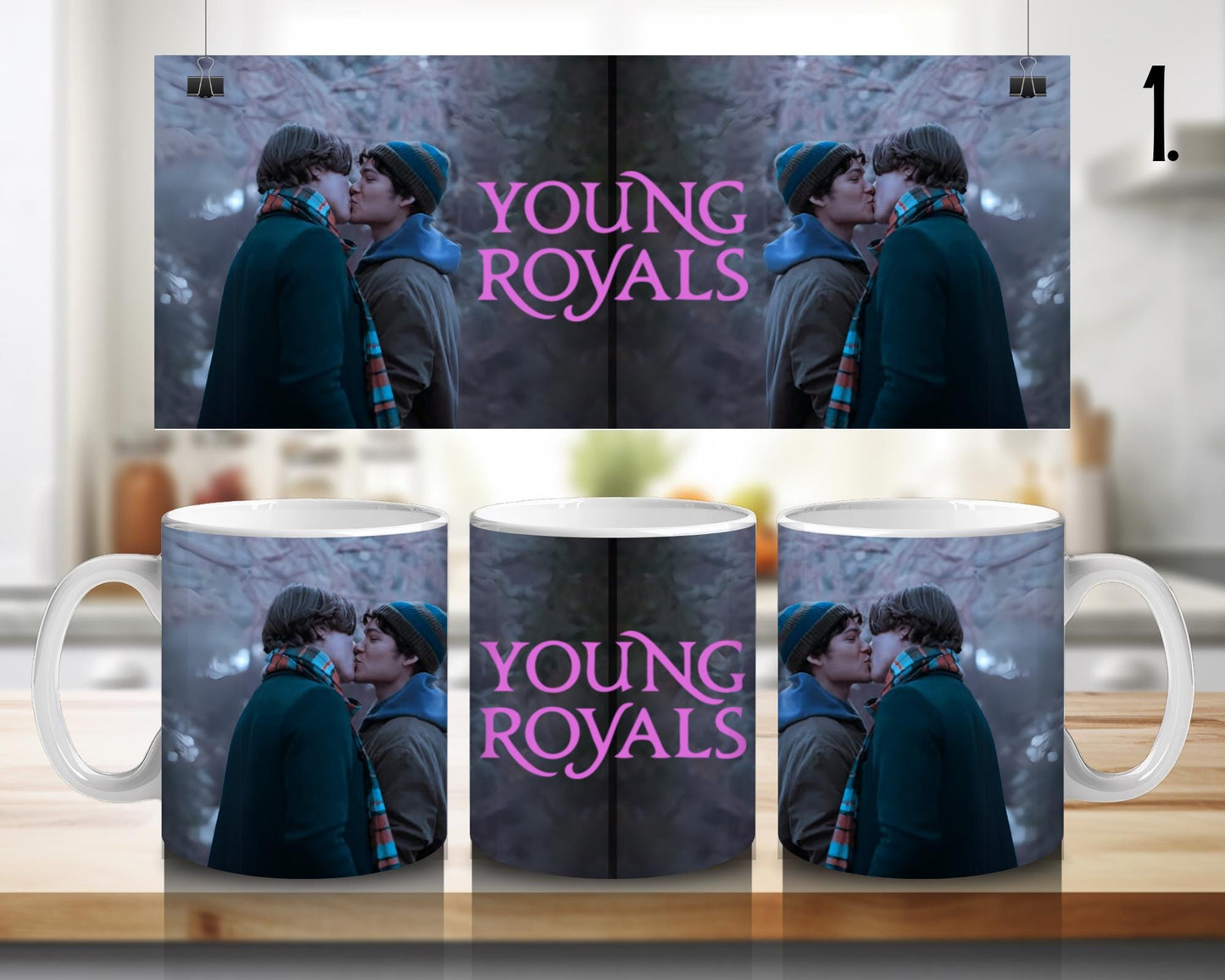 Ceramic mug Young Royals / Young Royals - Wilhelm and Simon