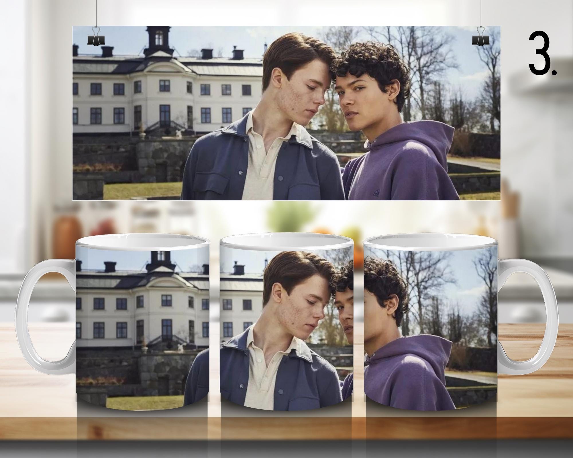 Young Royals, Wilhelm, Simon, August, Sara, Felicie, Hillerska | 100%CERAMICMUG, 11Oz = 330ml