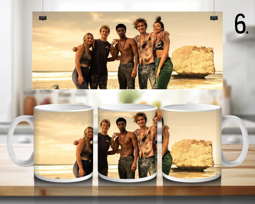 Outer banks, Sarah Cameron,John B, Kiara , JJ, Pope, OBX | 100% CERAMIC Mug, 11Oz = 330ml