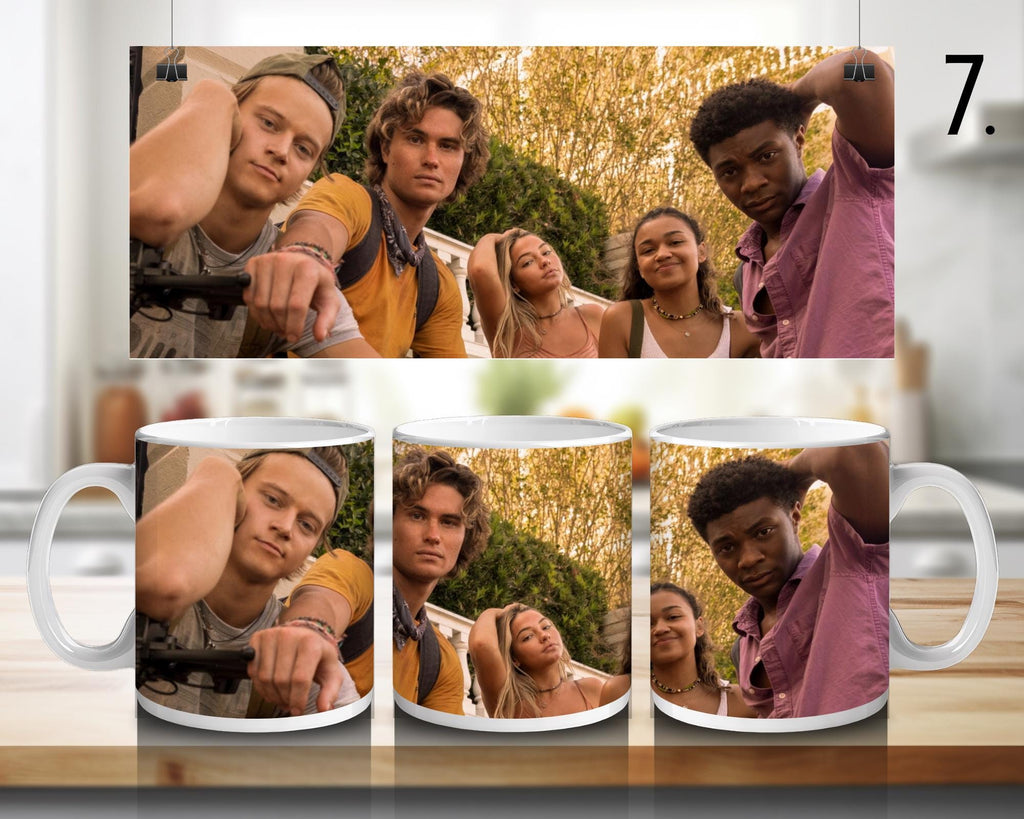 Outer banks, Sarah Cameron,John B, Kiara , JJ, Pope, OBX | 100% CERAMIC Mug, 11Oz = 330ml