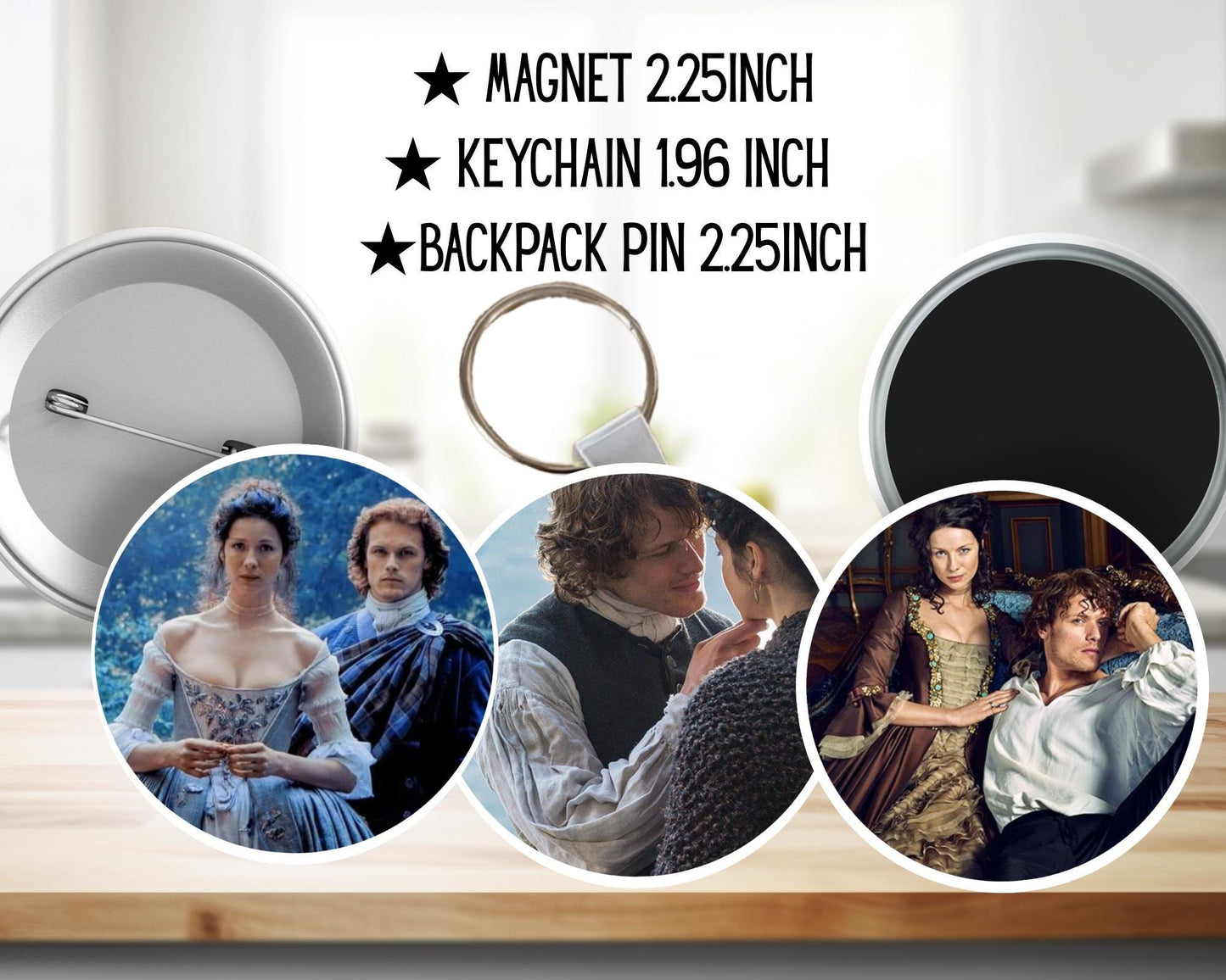 Outlander Accessories – Claire Randall, Jamie Fraser