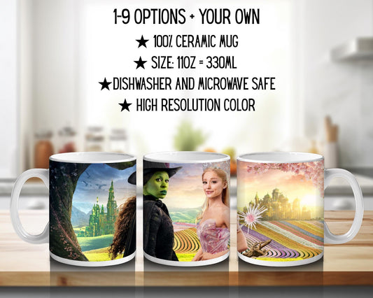 Wicked Ceramic Mug / Wicked - Elphaba and Glinda