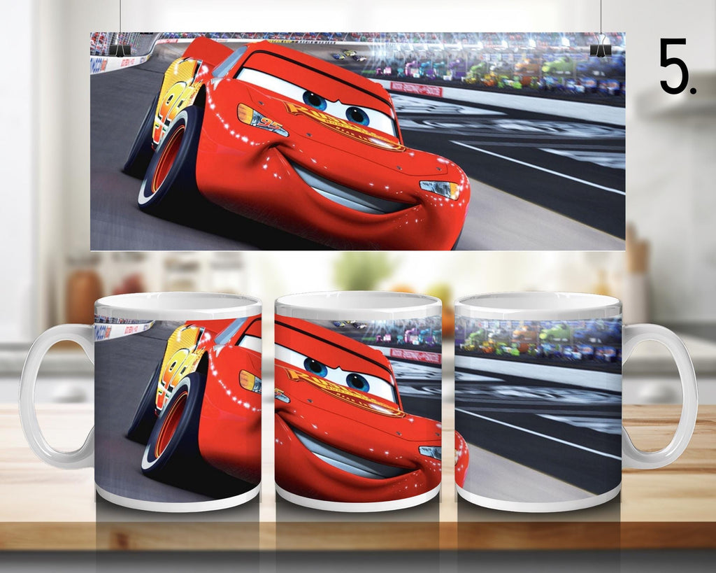 Cars, Lightning McQueen, Disney Pack | 100% CERAMIC MUG, 11Oz = 330ml