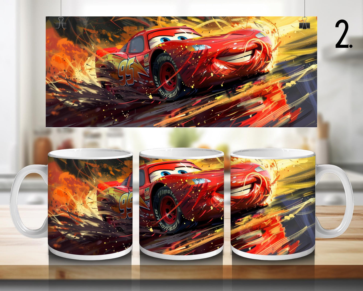 Cars Ceramic Mug - Lightning McQueen